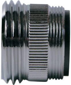 DANCO Multi-Thread Garden Hose Adapter for Male to Male and Female to Male, Chrome, 1-Pack (10513) 25 715N3bHTHL