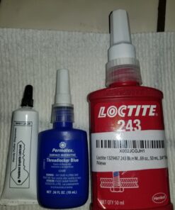 Loctite 1329467 243 Blue Medium Strength Threadlockers, 1.69 Ounces, 50 mL, 3/4" Thread 7 715NQnHqMGL