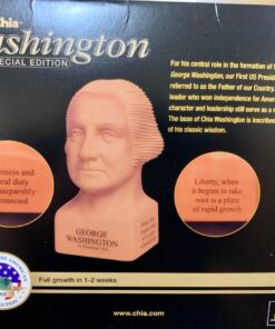 Chia Pet George Washington with Seed Pack, Decorative Pottery Planter, Easy to Do and Fun to Grow, Novelty Gift, Perfect for Any Occasion 17 715NQvb8LXL
