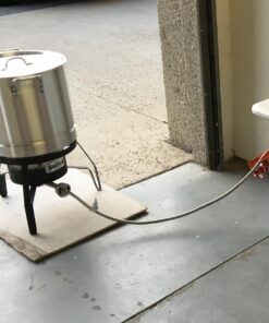 Bayou Classic SP10 High-Pressure Cooker - 14-in Single Propane Burner for Outdoor Cooking, Outdoor Stove - Crawfish Boiler, Home Brewing Burner, Maple Syrup Prep. Fits Large Boiling Pots and Fryers - Seafood Boil Pot. 41 715Nx1CBbGL