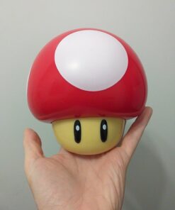 Paladone Super Mario Bros Mushroom Light with Sound, Nintendo Collectible Figure Lamp Gift for Fans, Themed Decor for Bedrooms or Gaming Rooms 33 715O3 x5tL