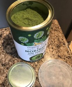 Organic Veda Moringa Powder – 100% Pure and Organic USDA Certified Moringa Leaf Powder for Overall Health – Non-GMO Whole Green Super Food Nutrition to Boost Immunity, 1lb (Pack of 1) 27 715PG2hMwnL