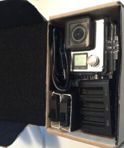 Smatree 1290mAh Replacement Battery Compatible for GoPro Hero4 (Pack of 2) Bundle with 3-Channel Charger and USB Cord 34 715PTVRcyJL