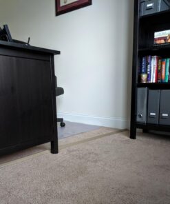 C2G Legrand Overfloor Duct, Ivory, (60 Inches) Wiremold Floor Management Kit, Corduct, Cord Protector, Wire Organizer and Hider, Rubber Cable Cover and Concealer, CDI-5, 5 Feet 5 ft 34 715QVP10lOL