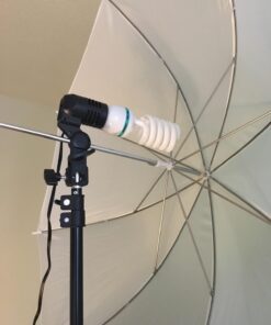LimoStudio, 700W Output Lighting Series, LMS103, Soft Continuous Lighting Kit for White and Black Umbrella Reflector with Accessory and Carry Bag 52 715RB8OoaPL