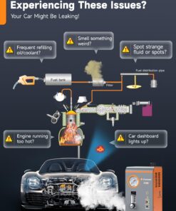 FOXWELL NT301 OBD2 Scanner + FOXWELL ST203 Automotive Smoke Machine Leak Detector 13 715RNIXdorL