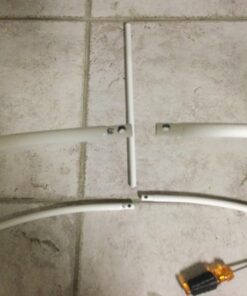 Adorox 7.8ft Backdrop Stand - Balloon Arch Kit, Stable Balloon Arch Frame, Metal Wedding Arch for Wedding Birthday Party Baby Shower Decoration(White) 1 White 1pc 36 715RTBHlV6L