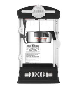 Great Northern Popcorn Big Bambino Popcorn Machine - Old Fashioned Popcorn Maker with 4 Oz Kettle, Measuring Cups, Scoop and Serving Cups (Black), 10.8" x 9.7" x 19.5" 11 715STMmWDL