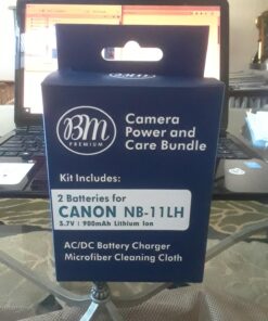 BM Premium 2 Pack of NB-11L, NB-11LH Batteries and Charger Kit for Canon PowerShot Elph 110, Elph 130, Elph 135 IS, Elph 140 IS, Elph 150 IS, Elph 160, Elph 170 IS, Elph 180, Elph 190 IS, Elph 320 HS, Elph 340 HS, Elph 350 HS, Elph 360 HS, A2300 IS, A2... 23 715SWDaU0qL