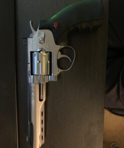 Crosman CRVL357S SR357 Full Metal CO2-Powered 6- Shot BB Revolver Air Pistol 45 715SWH7HsiL