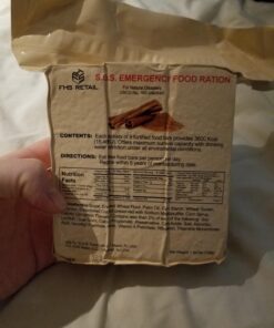 SOS Food Rations Emergency 3600 Calories Cinnamon Flavor Food Bar - 3 Day / 72 Hour Package with 5 Year Shelf Life- 1 Pack 29 715U1dLkkPL