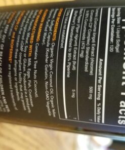 Sports Research Turmeric Curcumin C3 Complex 500 mg, Enhanced with Black Pepper and Organic Coconut Oil for Better Absorption; Non-GMO and Gluten Free - Standardized 95% Curcuminoids (120 Softgels) 120 Count (Pack of 1) Softgel 34 715URnJwx6L