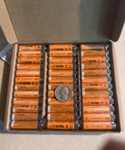 Amazon Basics 36-Pack AAA Alkaline High-Performance Batteries, 1.5 Volt, 10-Year Shelf Life 36 Count (Pack of 1) 37 715VGEZgSeL