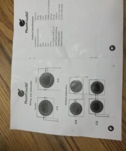 Planet Audio AC10D Anarchy Series 10 Inch Car Subwoofer - 1500 Watts Max, Dual 4 Ohm Voice Coil, Sold Individually, for Truck, Boxes, Enclosures, Use with Amplifier 33 715W6sicUdL