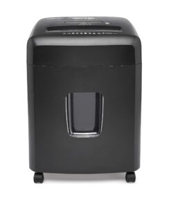 Amazon Basics 15 Sheet - New model Cross Cut Paper and Credit Card CD Shredder With 6 Gallon Bin, Black 37 715WZxaR1qL