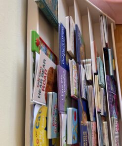 ECR4Kids Single-Sided Book Display, Classroom Bookshelf, White Wash 35 715YL8XVTrL