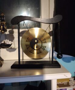 Zen Table Gong Taiji Symbol Feng Shui Meditation Desk Bell Home Decor Housewarming Congratulatory Blessing Gift 14 715Z iRHUDL