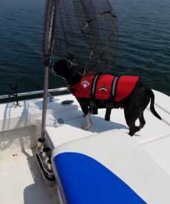 Paws Aboard Dog Life Jacket - Keep Your Canine Safe with a Neoprene Designer Life Vest - Perfect for Swimming and Boating - Red, Medium 28 715ZrjII8jL