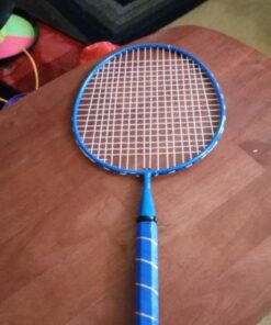 High Bounce 3 in1 Outdoor Games Combo Set for Kids, with Badminton Rackets Set, Toss and Catch Ball Set, Sliding Zoom Ball Game, Mesh Bag, Birdies, and Tennis Ball Included 20 715aMfM9QrL