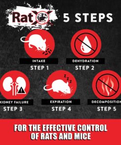 EcoClear Products 620101, RatX All-Natural Humane Rat and Mouse Rodenticide Pellets, 1 lb. Bag 20 715adpYTihL