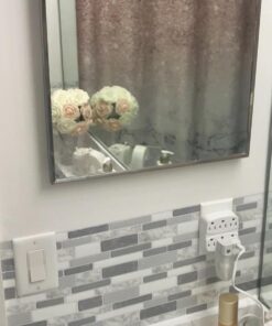 ROSEROSA Peel and Stick PVC Faux Marble Self-Adhesive Wallpaper Covering Counter Top Shelf Liner Napoleon (PGS408 : 2.00 Feet X 6.56 Feet) 56 715axqwzfiL