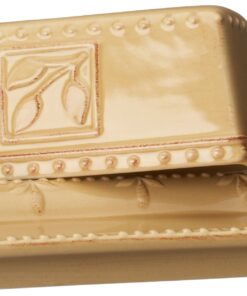 Alternative view of Signature Housewares Sorrento Collection Butter Dish, Gold Antiqued Finish