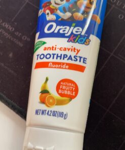 Orajel Kids Paw Patrol Anti-Cavity Fluoride Toothpaste, Natural Fruity Bubble Flavor, 4.2oz Tube 4.2 Ounce (Pack of 1) 38 715cZ2hhasL