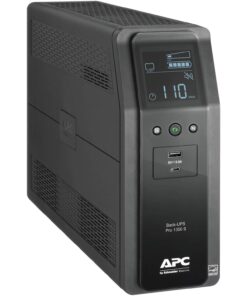 APC UPS 1350VA Sine Wave UPS Battery Backup and Surge Protector, BR1350MS Backup Battery Power Supply with AVR, (2) USB Charger Ports Sinewave 23 715eD5NRYsL