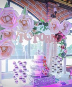 Ella Celebration 15 Cake Topper 15th Birthday Anniversary Quinceañera Party Supplies Rhinestone Number Decoration (Silver) Silver 27 715fBORL4vL