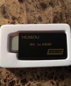 Musou WII TO HDMI Converter 720P 1080P HD Output Upscaling Adapter,black 48 715fGr44M0L