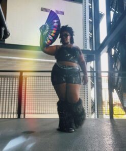 Leg Avenue Women's Furry Festival Leg Warmers Black/Silver 17 715fd 1IOvL