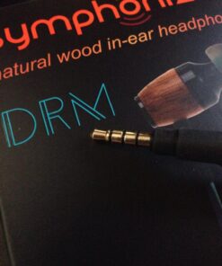 Alternative view of Symphonized DRM Premium Genuine Wood in-Ear Noise-isolating Headphones with Mic (Green/Blue) Green/Blue