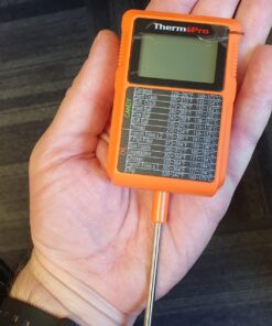 ThermoPro TP510 Waterproof Digital Candy Thermometer with Pot Clip, 8" Long Probe Instant Read Food Cooking Meat Thermometer for Grilling Smoker BBQ Deep Fry Oil Thermometer 29 715g2939sFL