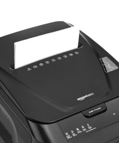 Amazon Basics 150 Sheet Autofeed Micro Cut Paper Shredder, Black 30 715gkkdl53L