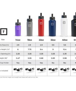IRON °FLASK Sports Water Bottle - 40 Oz 3 Lids (Straw Lid), Leak Proof - Stainless Steel Gym & Sport Bottles for Men, Women & Kids - Double Walled, Insulated Thermos, Metal Canteen Midnight Black 27 715hH7clLL