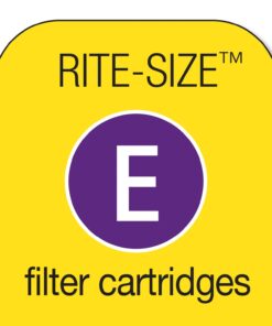 Marineland Emperor Power Filter Cartridge Rite-Size E, 4 Count, Replacement Cartridge For Aquarium Filtration, E - Purple, 4 Count (Pack of 1) 4 Count (Pack of 1) 23 715hijK9tYL