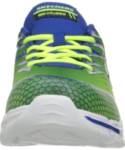 Skechers Kids Unisex-Child Skechers 95340 Running Shoe Toddler (1-4 Years) 6 Toddler Lime/Blue 9 715hzhI7gL