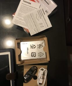 Toshiba Canvio Flex 4TB Portable External Hard Drive USB-C USB 3.0, Silver for PC, Mac, & Tablet - HDTX140XSCCA USB-C & USB 3.0 25 715i6dj4lML