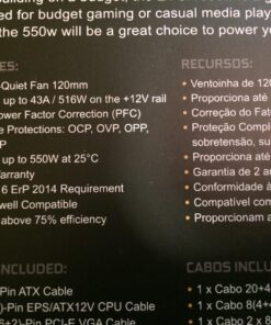 EVGA 100-N1-0550-L1 550 N1, 550W, 2 Year Warranty, Power Supply 26 715ixDWfmL