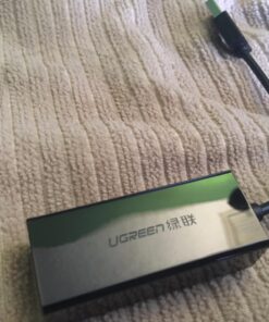 UGREEN Ethernet Adapter USB to 10 100 Mbps Network Adapter RJ45 Wired LAN Adapter for Laptop PC Compatible with Nintendo Switch Wii Wii U MacBook Chromebook Surface Windows macOS Linux (Black) Black 46 715izafbZQL