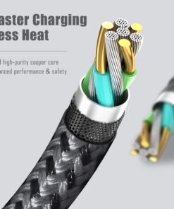 BrexLink USB C Cable, Type C Charger USB 3A Charging Cable Fast Charge for Samsung Galaxy S22 Plus Ultra S21 S22 Plus, Moto G7 G8, Other USB Type c Charger (6.6ft+6.6ft, Grey)… 6.6ft+6.6ft 29 715j71drxL