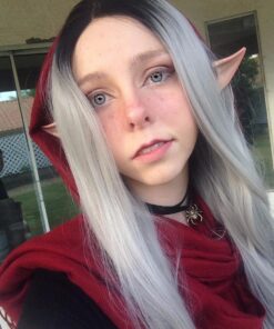 Secaden Cosplay Fairy Pixie Elf Ears Soft Pointed Ears Tips Anime Party Dress Up Costume Accessories (Long Style) Long Style 34 715jrYpZJWL