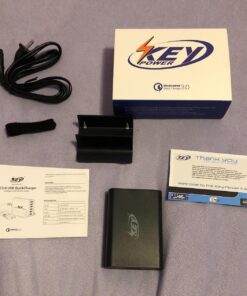 Key Power Quick Charge 3.0 Wall Charger, 60W 6-Port USB Fast Charger Desktop Charging Station for iPhone/PRO MAX/XS Max/XR/X/8/7/Plus, iPad Pro/Air 2/Mini, Galaxy S10/S9/S8/S7/Plus HTC and More 60 715k2ZYV8iL