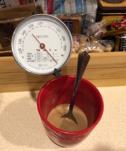 Taylor Leave-in Meat Oven Safe Compact Analog Dial Meat Food Grill BBQ Kitchen Cooking Thermometer, 3 inch dial, Stainless Steel 22 715kJVRPQdL