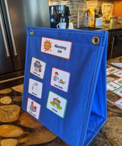 Torlam Visual Schedule for Kids Chore Chart, Morning Bedtime Routine Chart for Toddlers, Responsibility Daily Schedule Board Communication Cards Autism Learning Materials for Home School, 86 Cards 41 715ksHTQ1YL