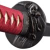 Handmade Sword – Japanese Samurai Wakizashi Swords, Practical, Hand Forged, 1045/1095 Carbon Steel, Heated Tempered, Full Tang, Sharp, Wooden Scabbard Warrior Red Tsuka 27 715l5wYVA0L