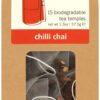 teapigs Chili Chai Black Tea Bags, 15 Count x 6 Boxes), Assam, Ginger & Chili Flakes, Try With Milk For Spicy Chili Latte Chilli Chai Tea