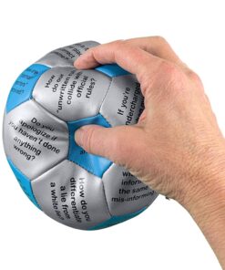 Workplace Ethics Thumball Conversation Starter - 6" Blue Training Tool Game | Team Building Activity - Explore Ethical Guidelines | 32 Prompts 17 715mL2Pj3tL
