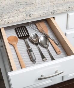 Duck Non-Adhesive Shelf Liner Select Grip EasyLiner, 12-inch x 20 Feet, White 12" x 20' 21 715mXIUwHsL