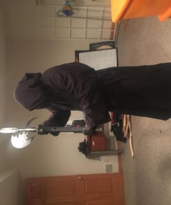 Black Monk's Robe and Hood, Wizard, Sorcerer Mage or Priest Costume, One Size 16 715nHXSsVEL